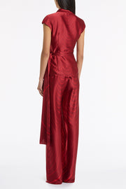 UNDERCURRENT SILK VISCOSE STRETCH LOUNGE PANT