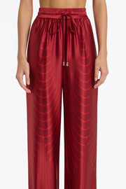 UNDERCURRENT SILK VISCOSE STRETCH LOUNGE PANT