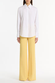 WHITE COTTON RELAXED SHIRT