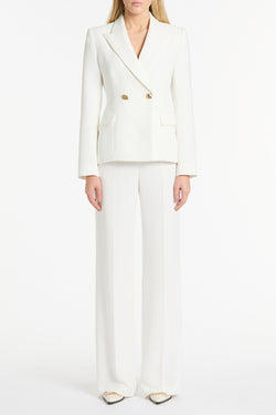 WHITE CREPE ALTURA FLORENCE JACKET