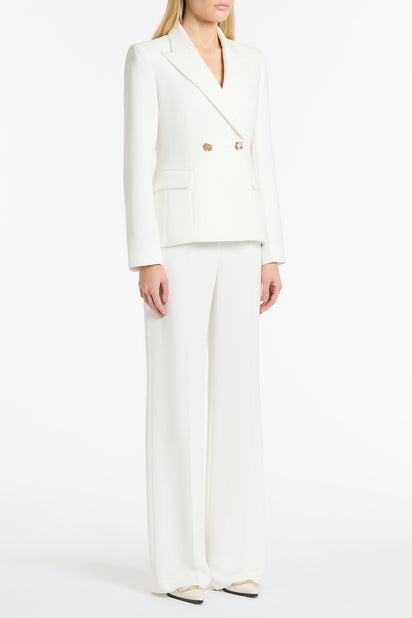 WHITE CREPE ALTURA FLORENCE JACKET