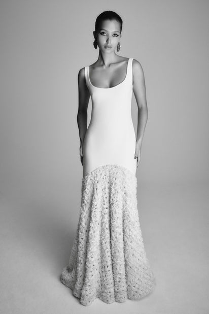 IVORY NASTRO GOWN