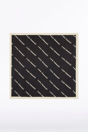 CZ LOGO LASER SILK SCARF