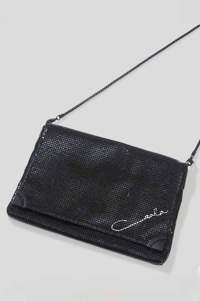 WHITE ON BLACK CARLA SIGNATURE BAG