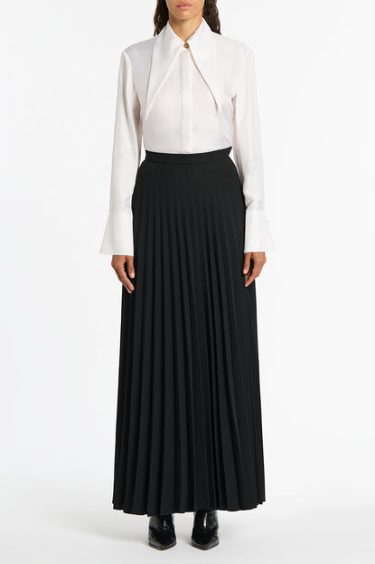 Black printed crepe skirts - Rajasthani Sarees - 3746369