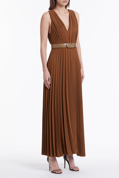 TAN CZ LOGO COVERED BELT