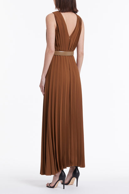 TAN CZ LOGO COVERED BELT