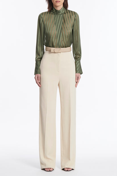 NUDE CZ LOGO COVERED BELT