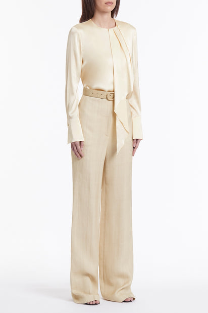 NUDE CZ LOGO COVERED BELT