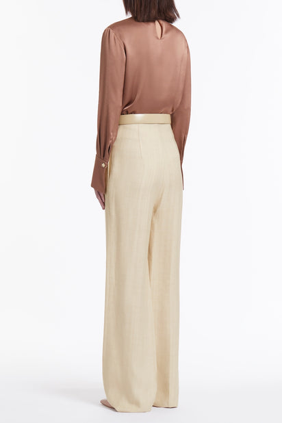 NUDE CZ LOGO COVERED BELT