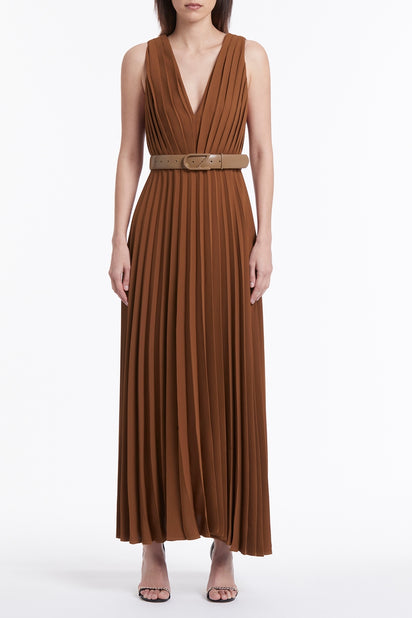 TAN CZ LOGO COVERED BELT