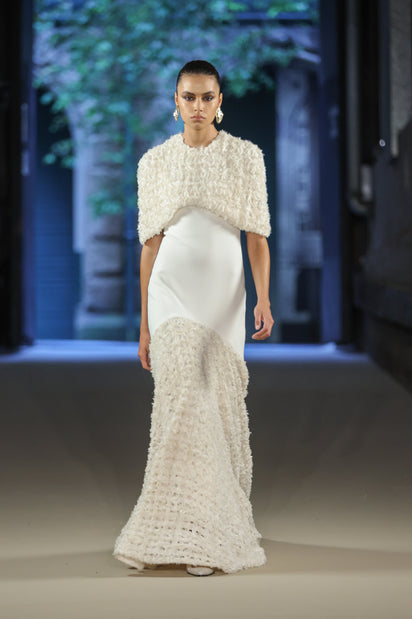 IVORY NASTRO GOWN