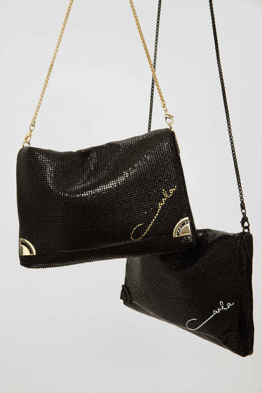WHITE ON BLACK CARLA SIGNATURE BAG