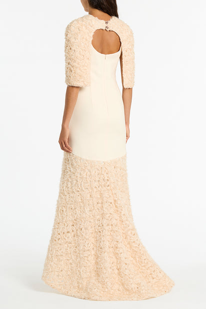 IVORY NASTRO GOWN