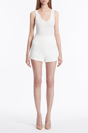 WHITE POWER MESH BODYSUIT