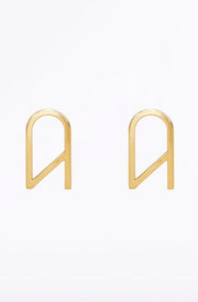 CZ LOGO EARRING LARGE