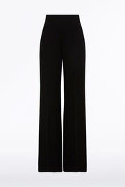BLACK CREPE WIDE CLASSIC PANT