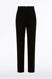 BLACK CREPE CLASSIC SLIM PANT