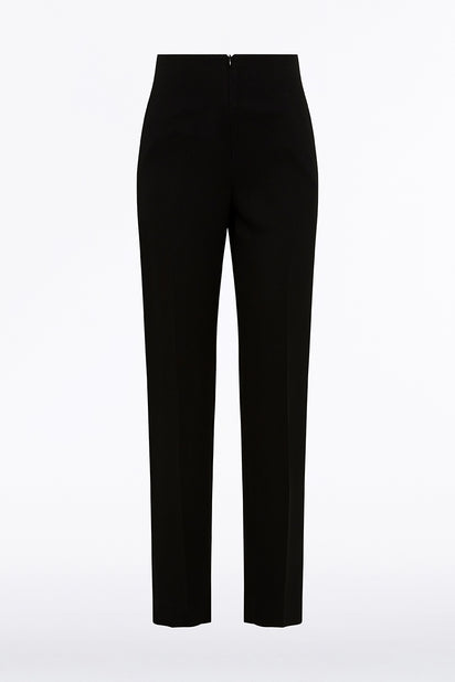 BLACK CREPE CLASSIC SLIM PANT