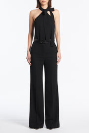 BLACK CZ LOGO COVERED BELT