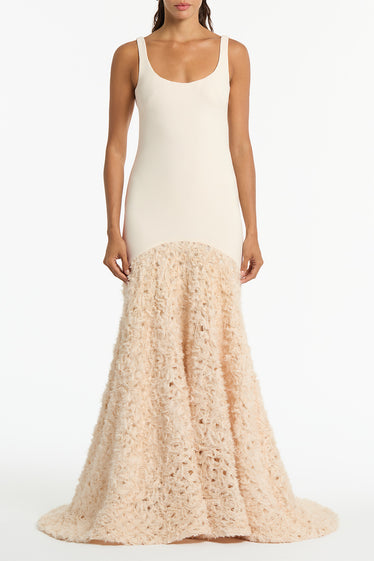 IVORY NASTRO GOWN